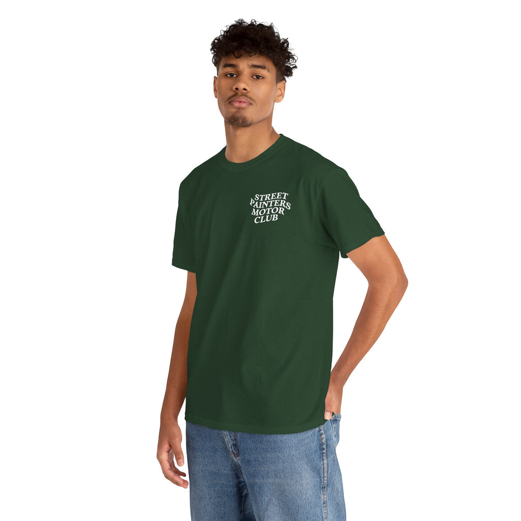 Streetpainters Club Tee — Graphic Black Globe T-Shirt (EST 2022)