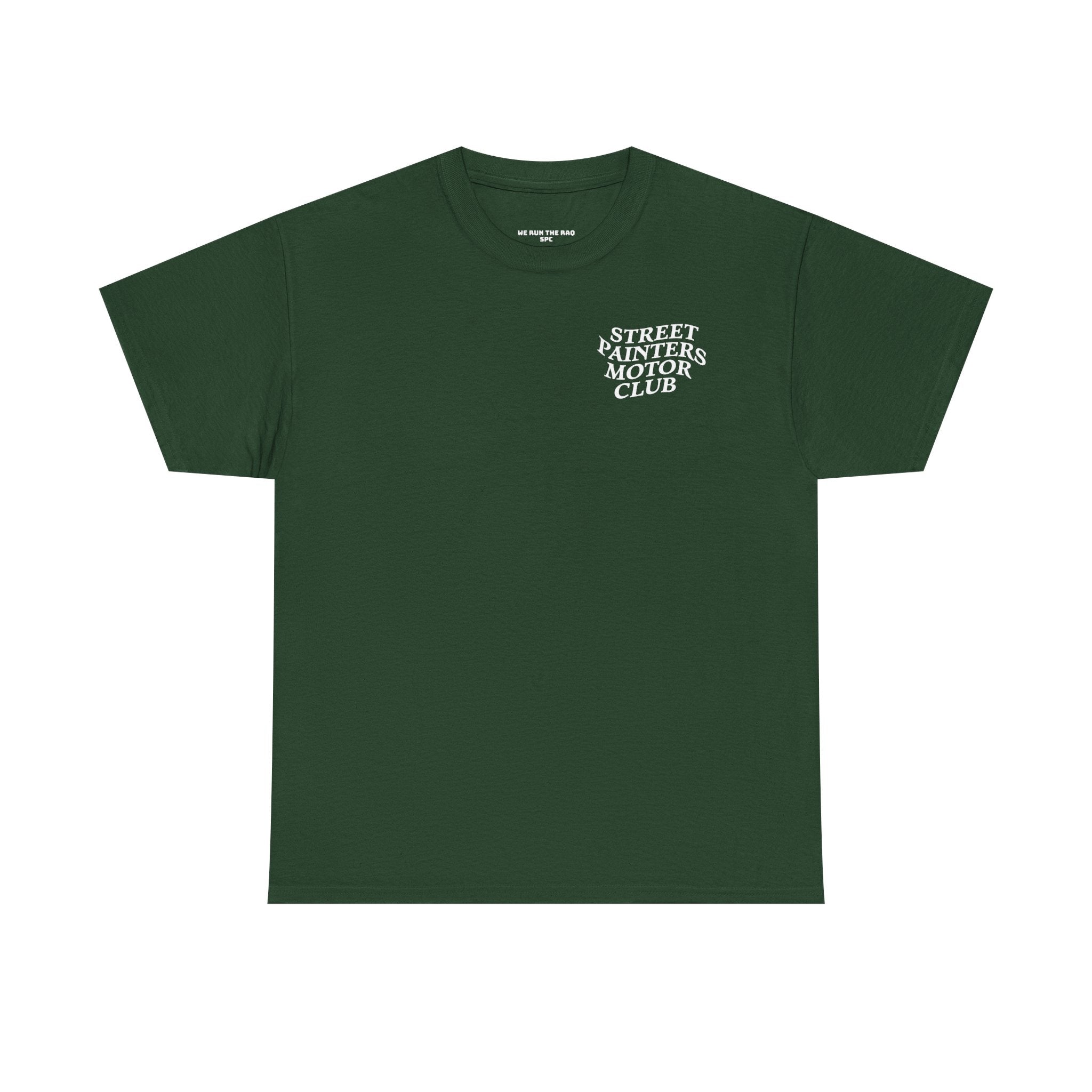 Streetpainters Club Tee — Graphic Black Globe T-Shirt (EST 2022)