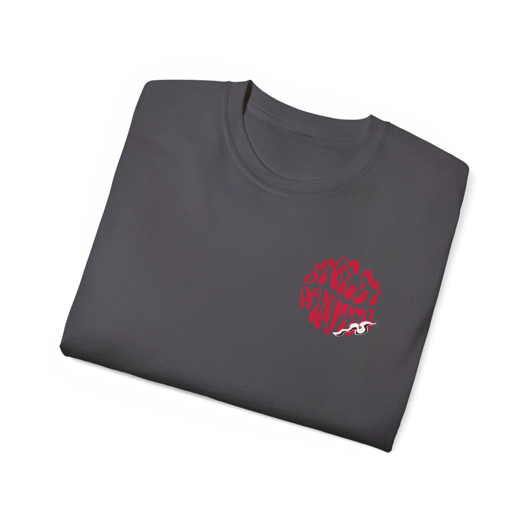 Street painters  Lip Graphic Tee — "Streetpainters Motor Club" Retro Red Logo T‑Shirt