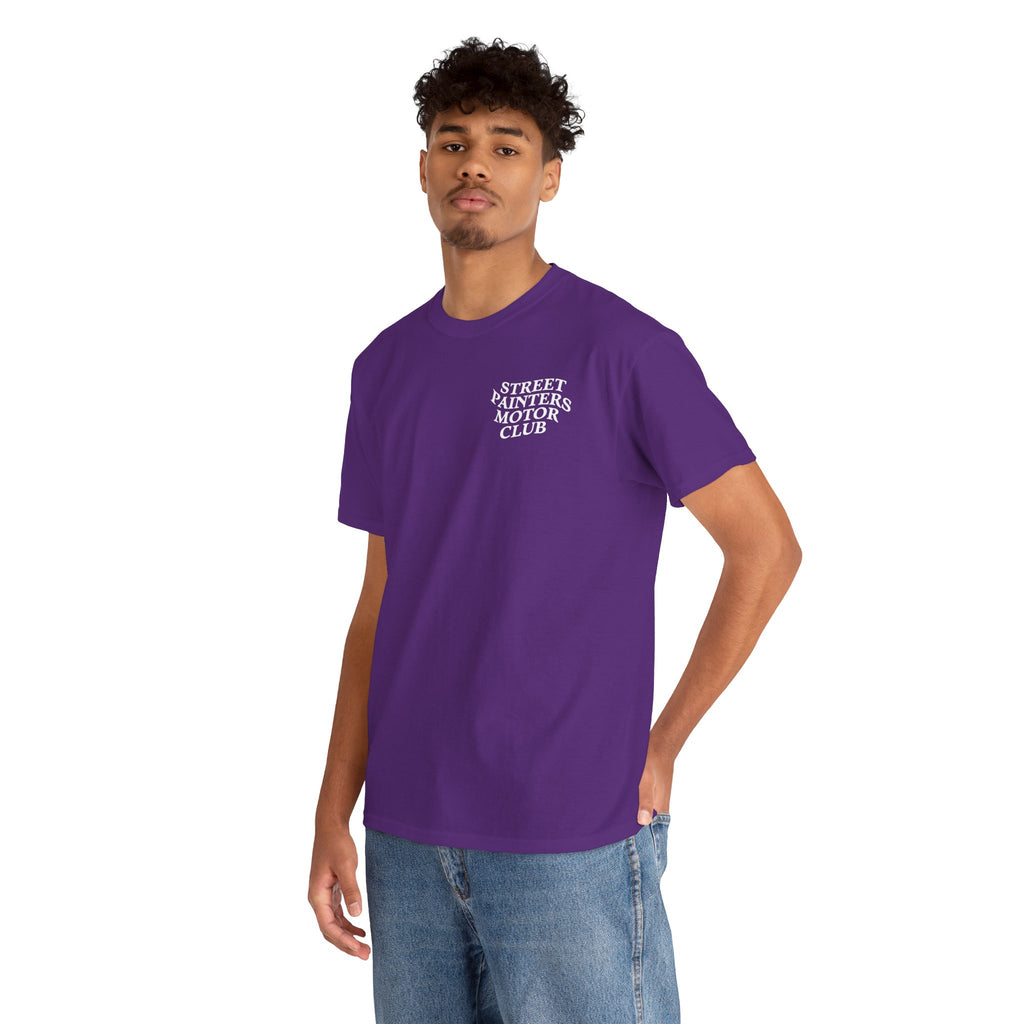Streetpainters Club Tee — Graphic Black Globe T-Shirt (EST 2022)