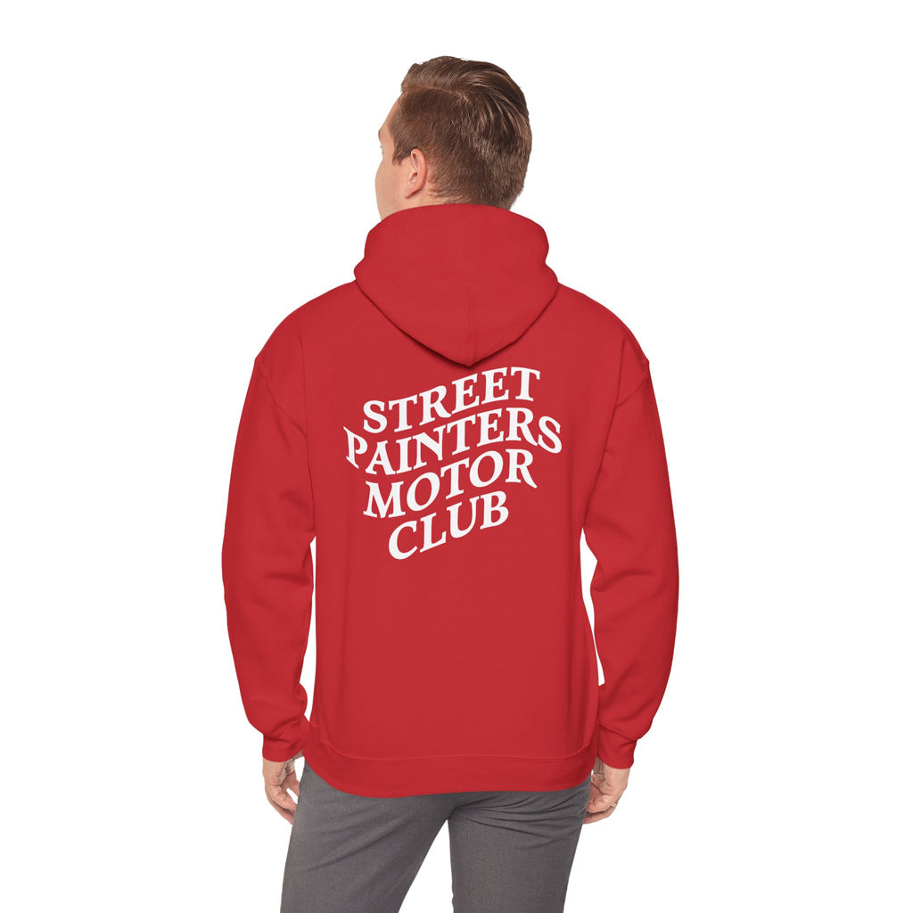Street Painters Motor Club Hoodie | Graphic Logo Black Pullover