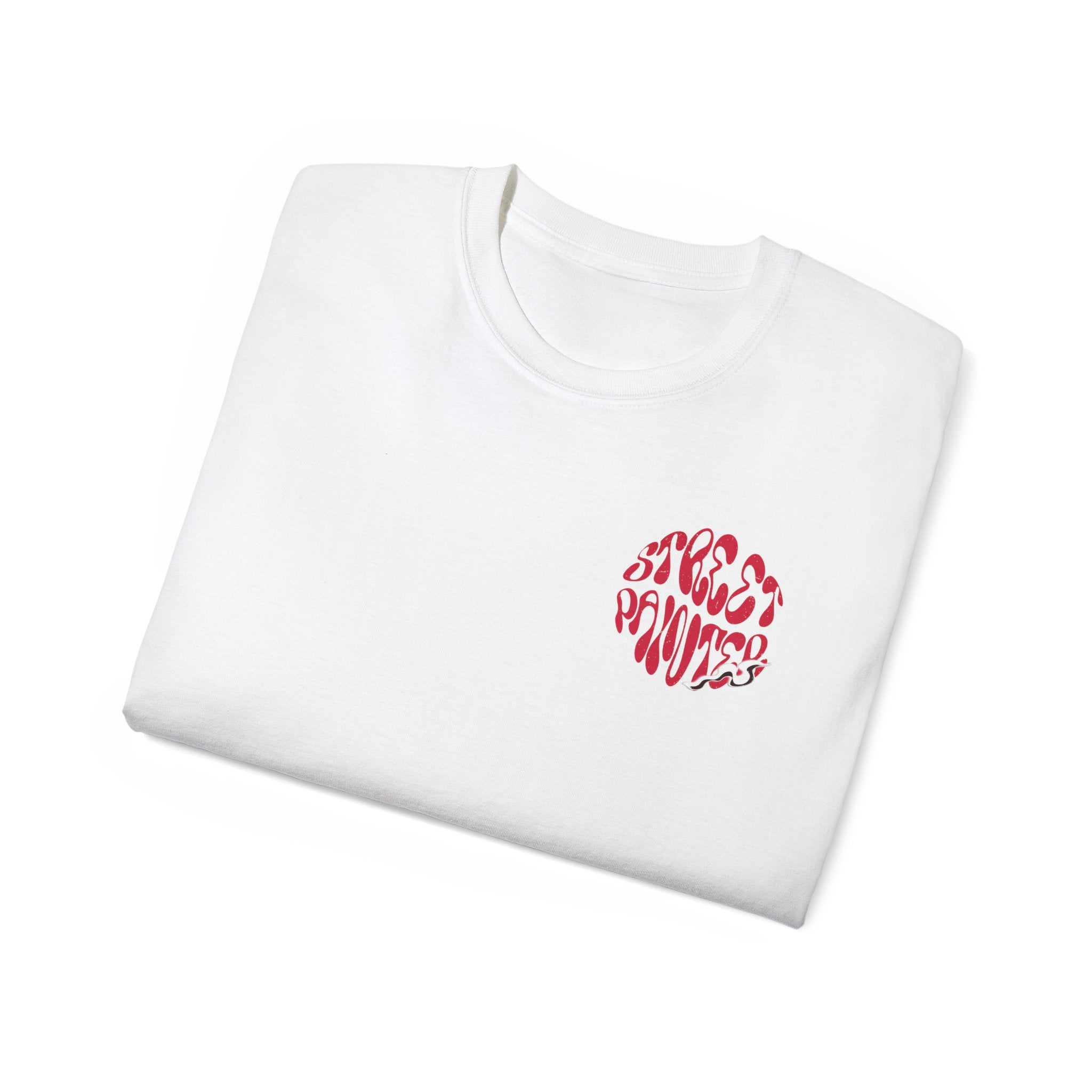 Street painters  Lip Graphic Tee — "Streetpainters Motor Club" Retro Red Logo T‑Shirt