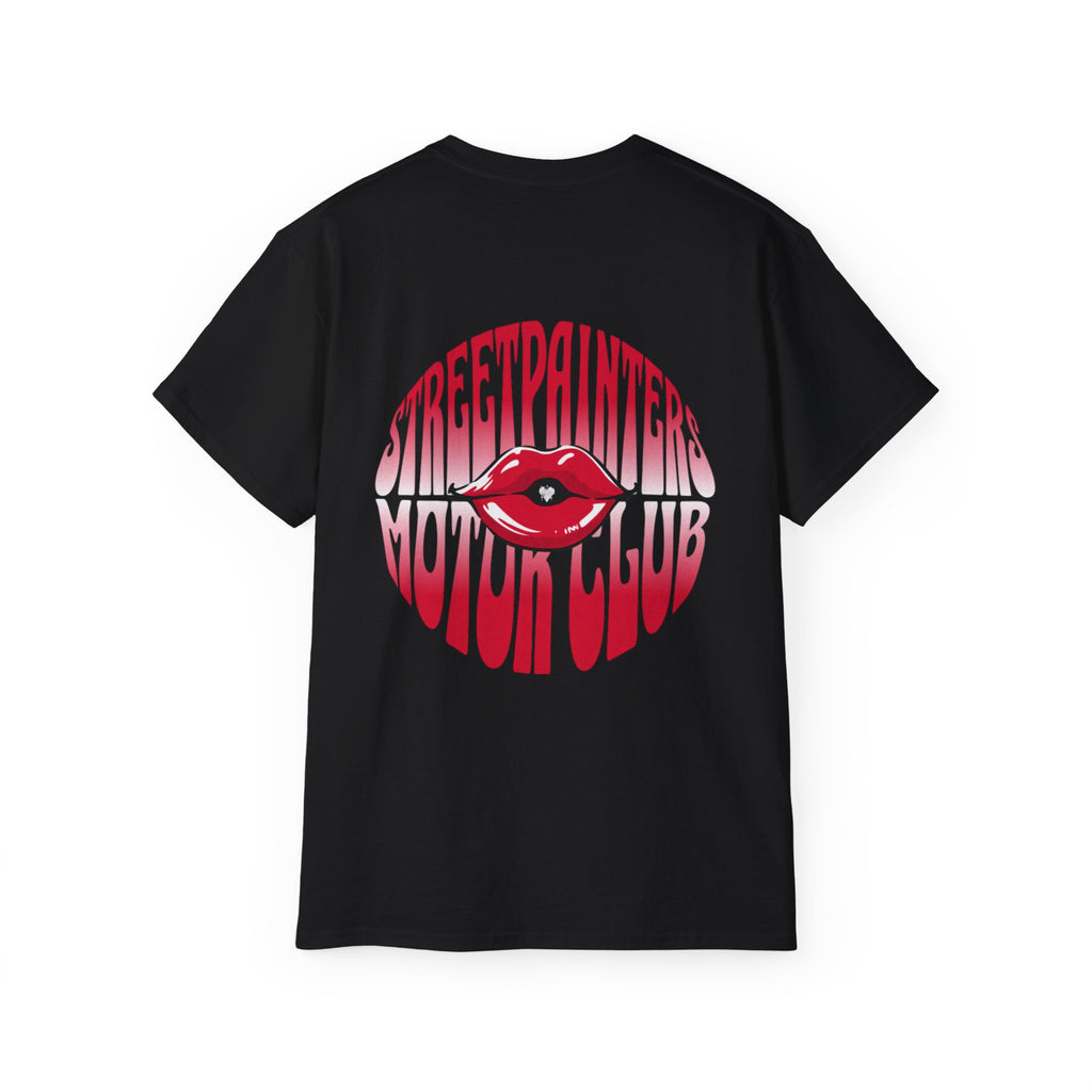 Street painters  Lip Graphic Tee — "Streetpainters Motor Club" Retro Red Logo T‑Shirt