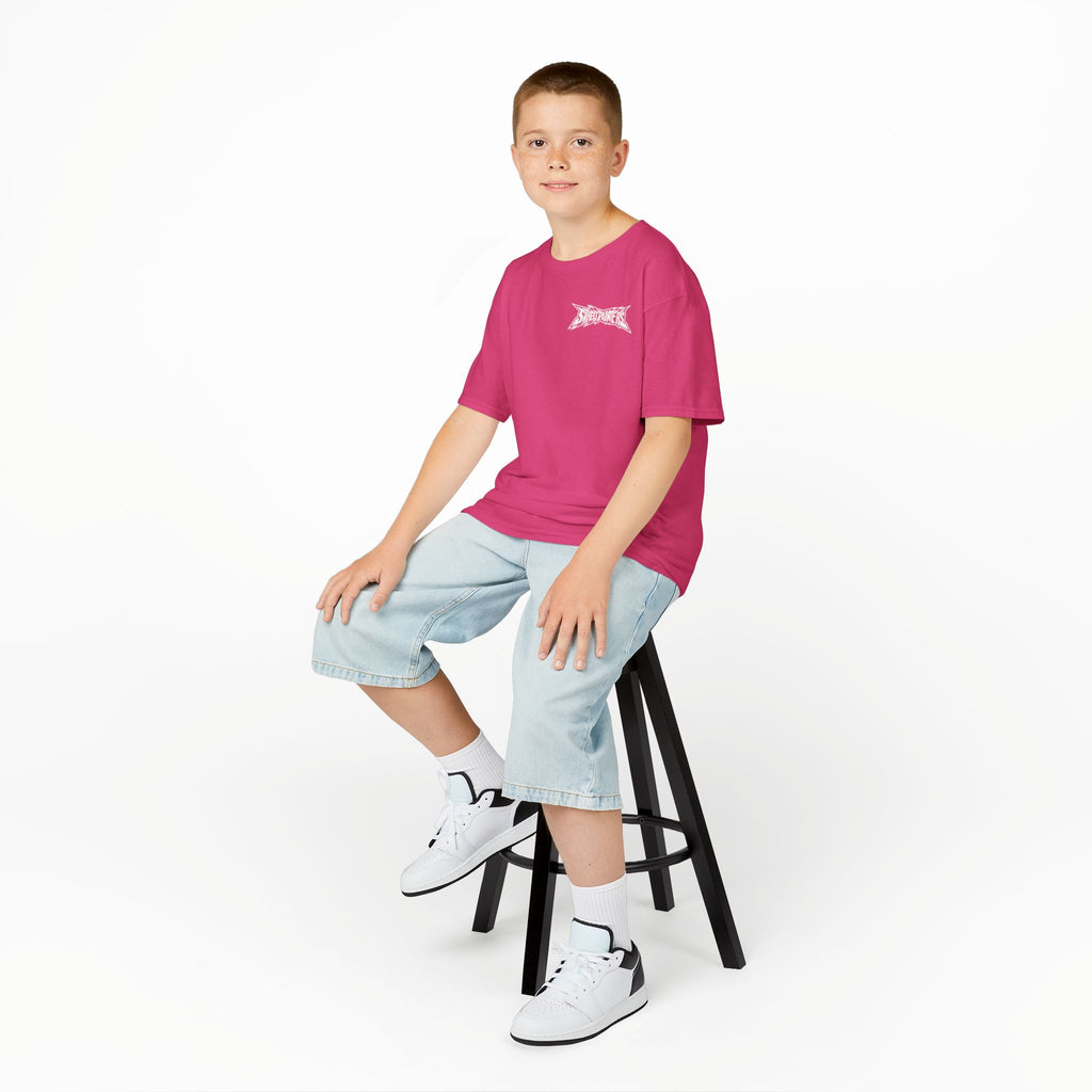Kids T‑Shirt — Plain White Heavy Cotton Tee (Kids)