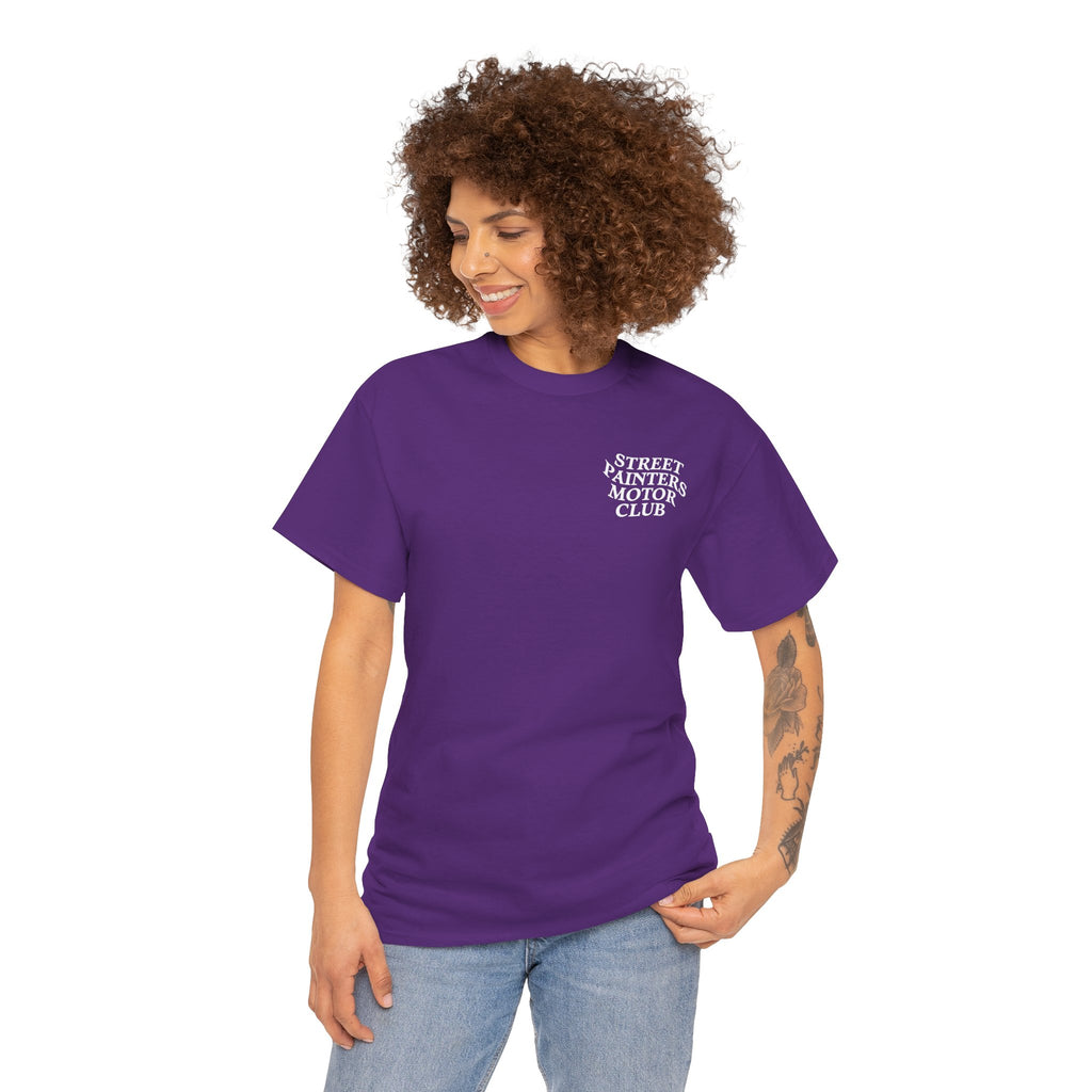 Streetpainters Club Tee — Graphic Black Globe T-Shirt (EST 2022)