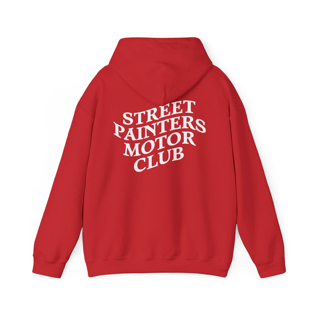 Street Painters Motor Club Hoodie | Graphic Logo Black Pullover