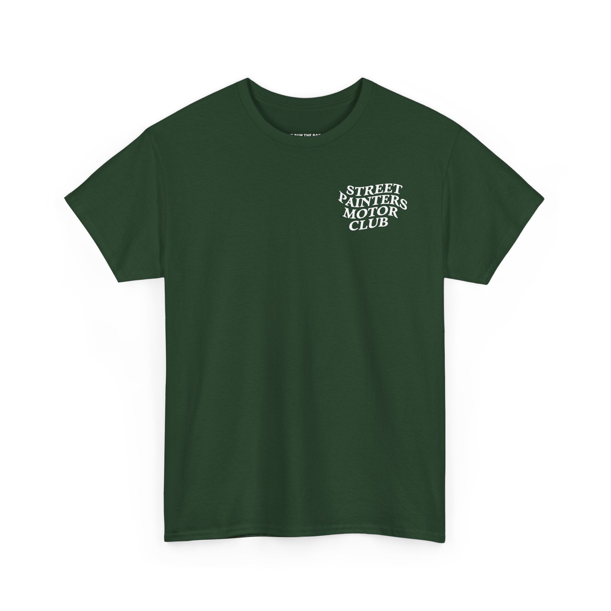 Streetpainters Club Tee — Graphic Black Globe T-Shirt (EST 2022)