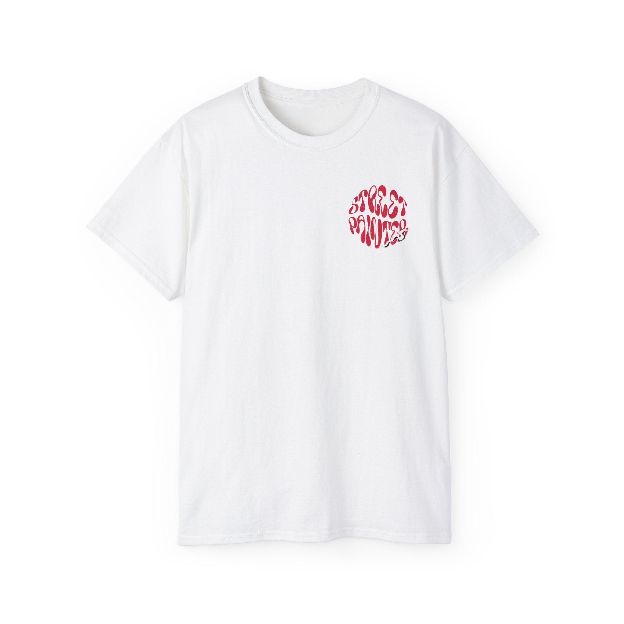 Street painters  Lip Graphic Tee — "Streetpainters Motor Club" Retro Red Logo T‑Shirt