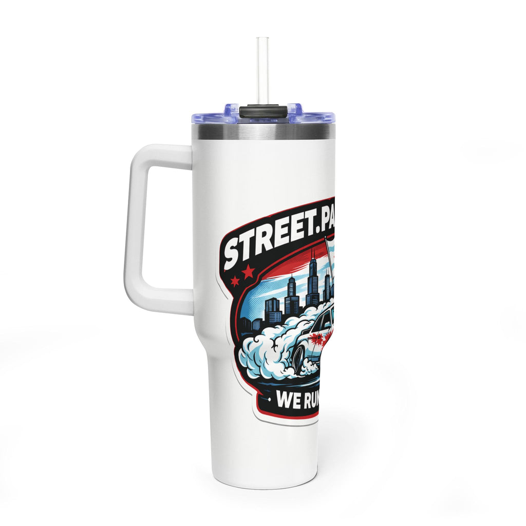Street Painters 40oz Vacuum Tumbler – We Run The Races Car Design