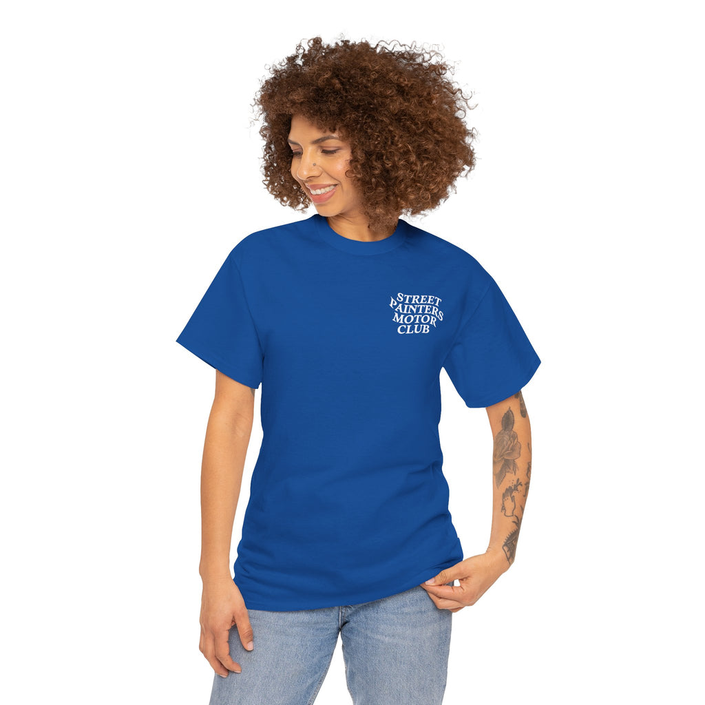 Streetpainters Club Tee — Graphic Black Globe T-Shirt (EST 2022)