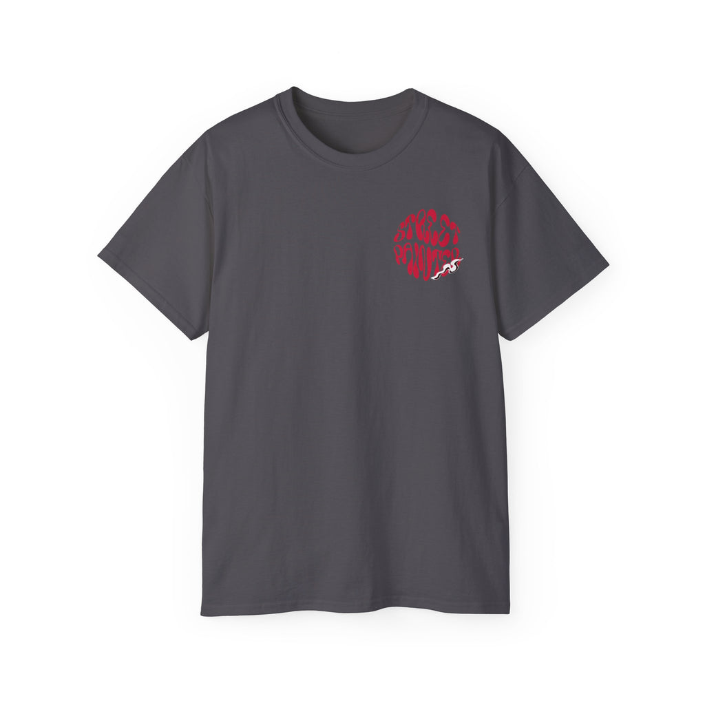 Street painters  Lip Graphic Tee — "Streetpainters Motor Club" Retro Red Logo T‑Shirt