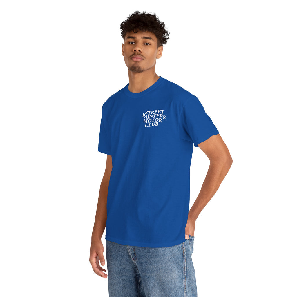 Streetpainters Club Tee — Graphic Black Globe T-Shirt (EST 2022)