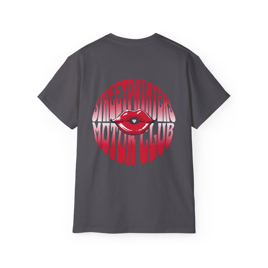 Street painters  Lip Graphic Tee — "Streetpainters Motor Club" Retro Red Logo T‑Shirt