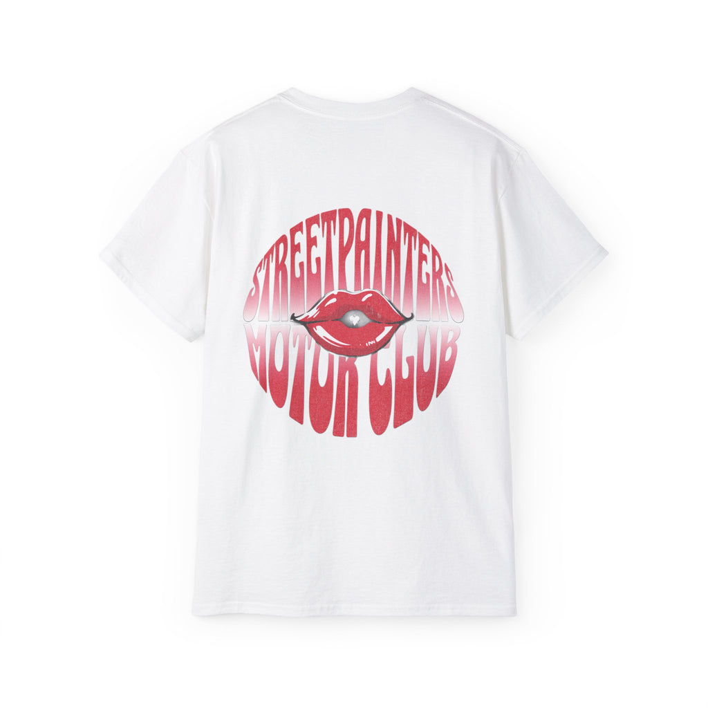 Street painters  Lip Graphic Tee — "Streetpainters Motor Club" Retro Red Logo T‑Shirt
