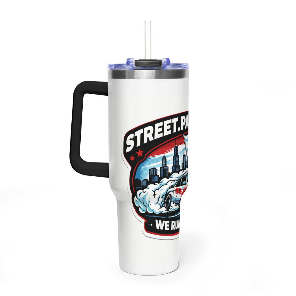 Street Painters 40oz Vacuum Tumbler – We Run The Races Car Design
