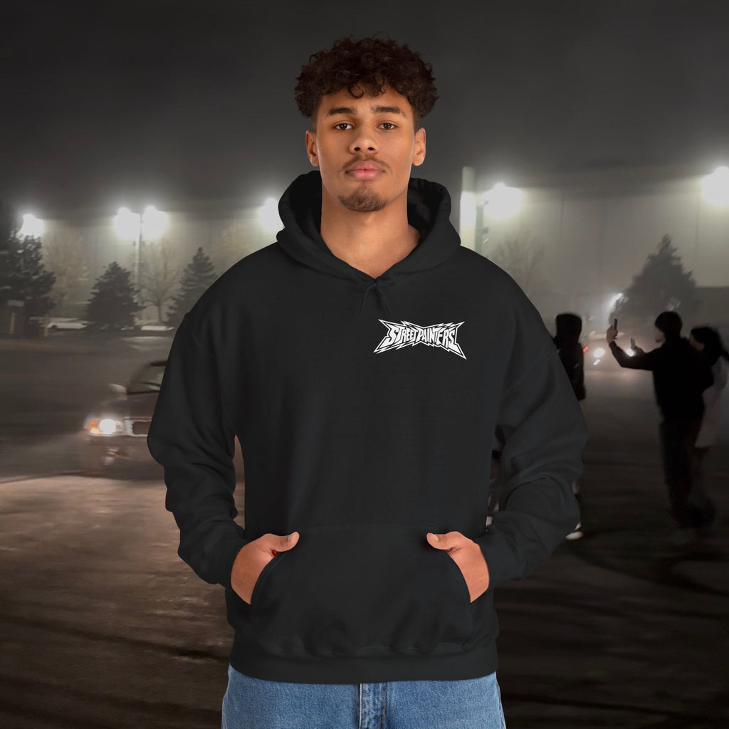 Street Painters Motor Club Hoodie | Graphic Logo Black Pullover