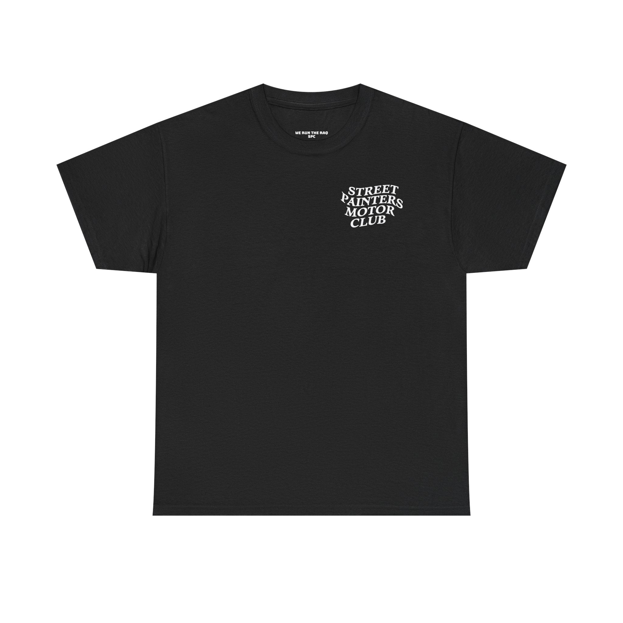 Streetpainters Club Tee — Graphic Black Globe T-Shirt (EST 2022)
