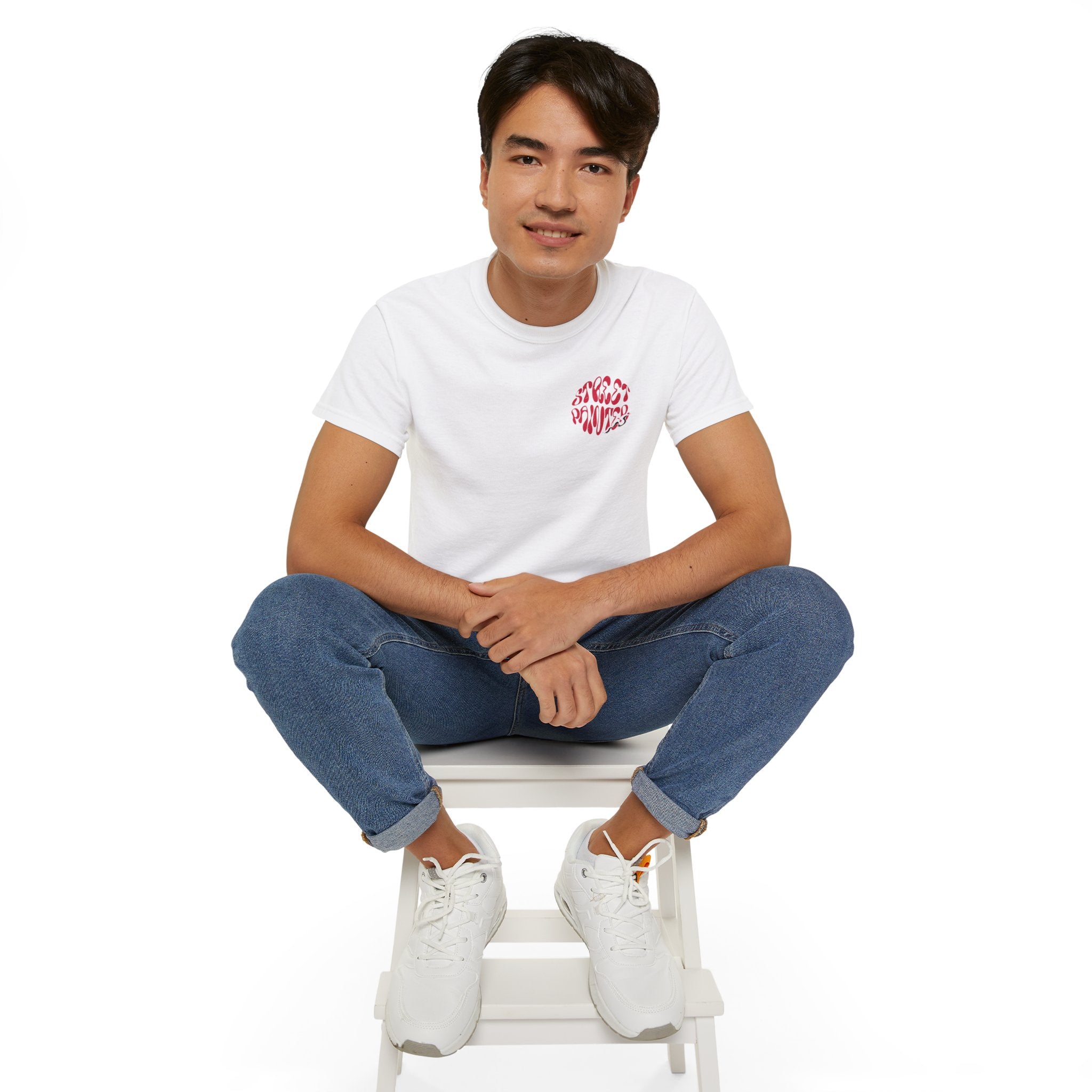 Street painters  Lip Graphic Tee — "Streetpainters Motor Club" Retro Red Logo T‑Shirt