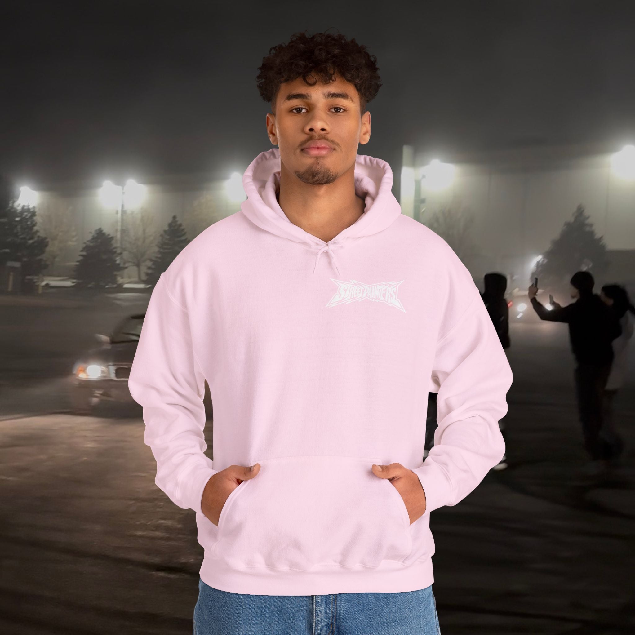 Street Painters Motor Club Hoodie | Graphic Logo Black Pullover